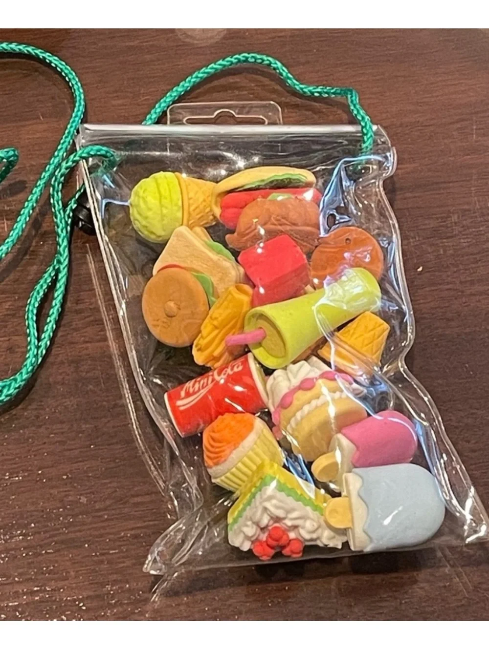 Nib kids Food Eraser 14 piece Set In Original Bag